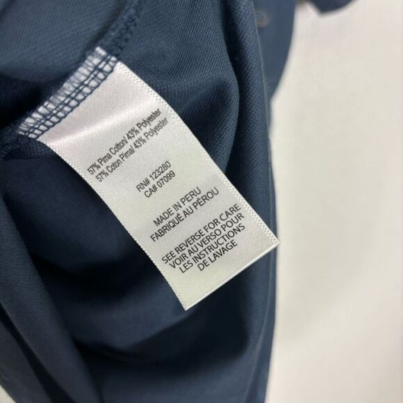 Travis Mathew Blue Here For A Good Time Drinks Collared Golf Polo Top - Picture 7 of 7